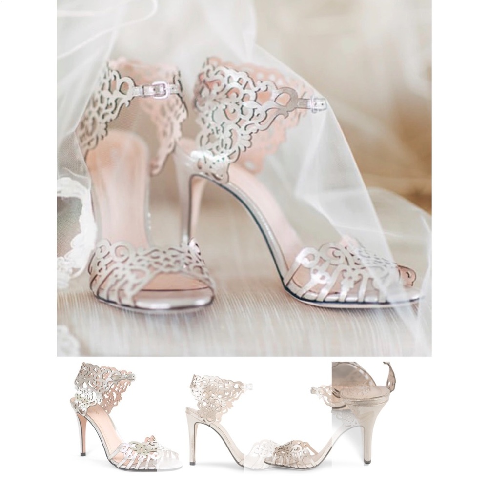 Klub Nico Gold Lace Heels -  Nordstrom